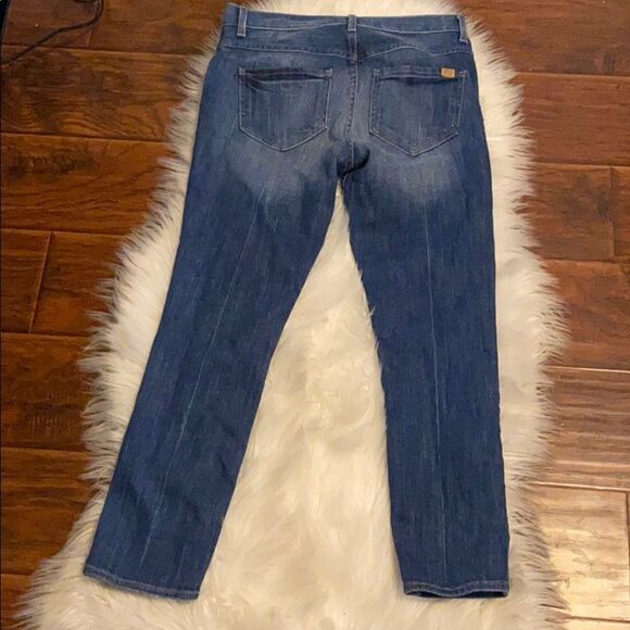 Wildfox Marissa Boyfriend Fit Blue Distressed Denim Jeans Festival Casual Boho - Picture 3 of 11